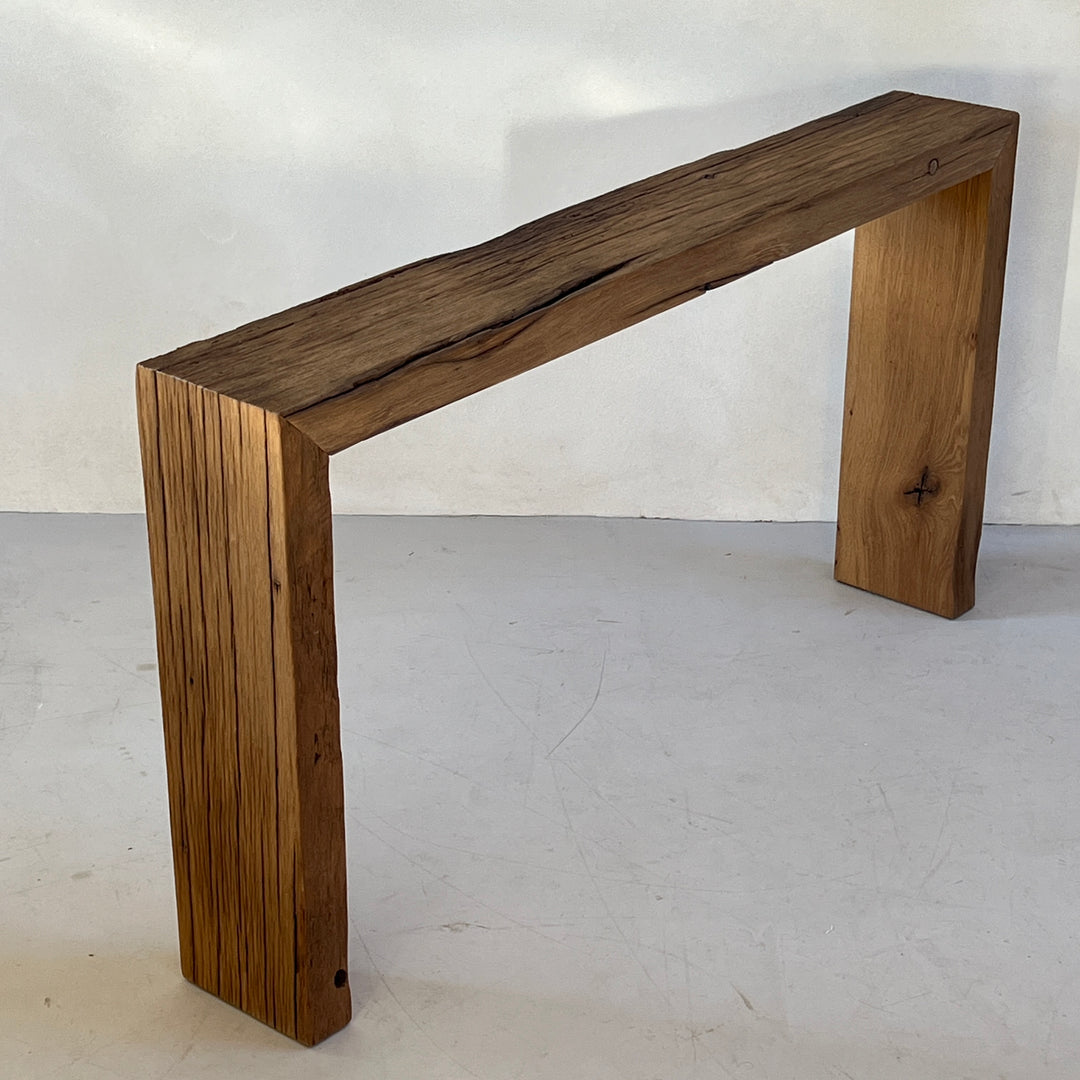 Rustic Barn Oak Console