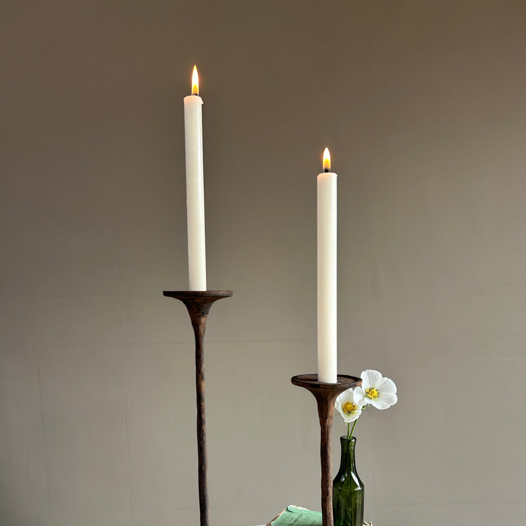 Rustic Metal Candle Holder | Yasmin