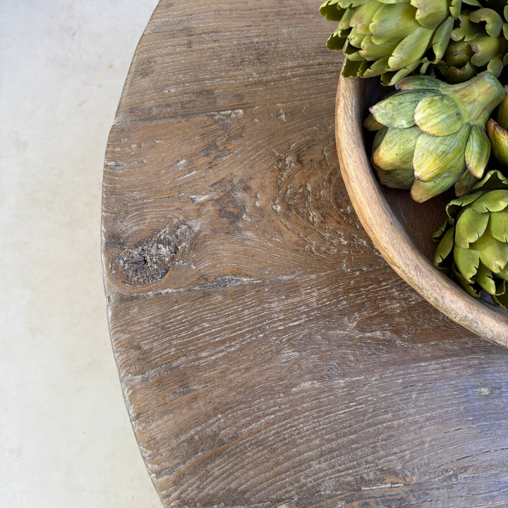 Rustic Timber Round Dining Table | Harrogate
