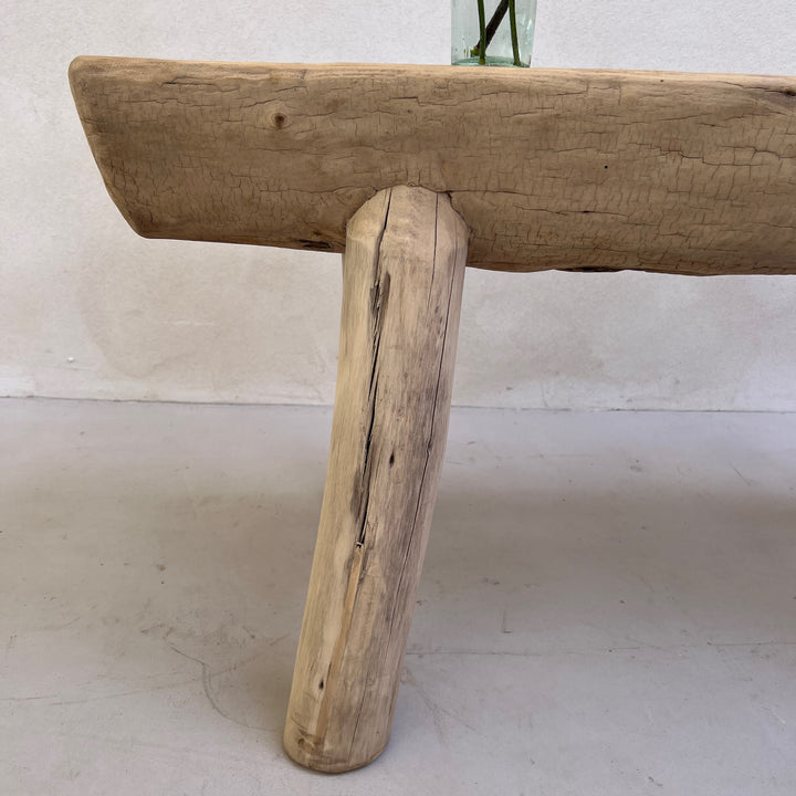 Rustic Tree trunk bench Aldsworth