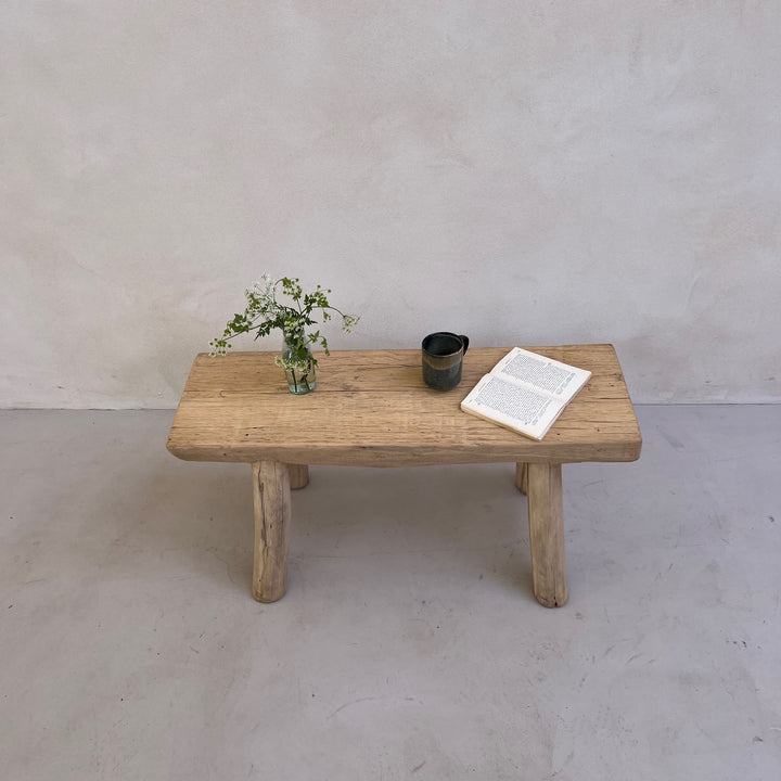 Rustic Tree trunk bench Aldsworth