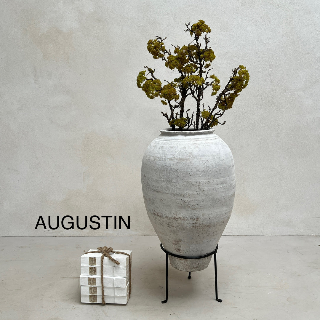Rustic White Medium Urns