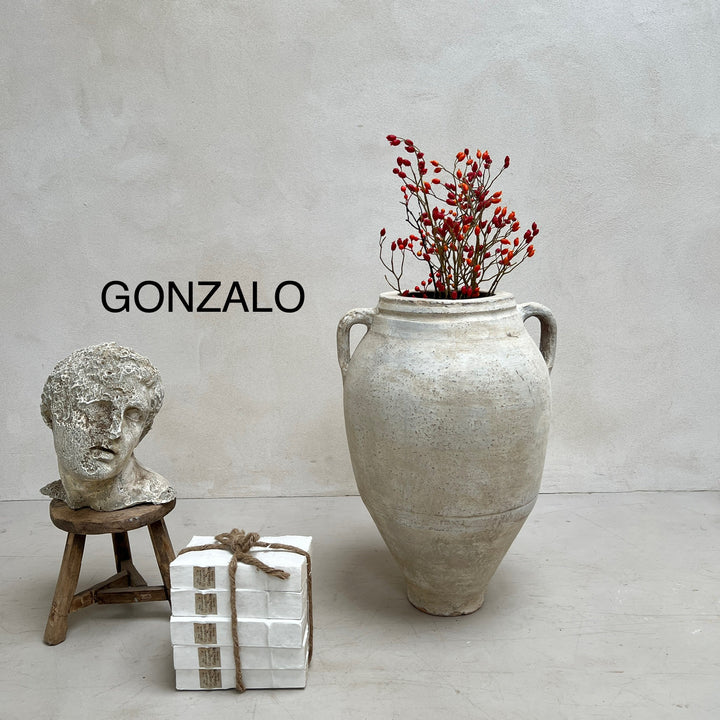 Rustic White Medium Urns