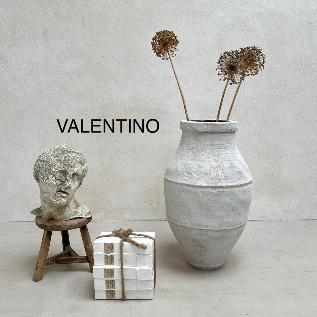Rustic White Medium Urns