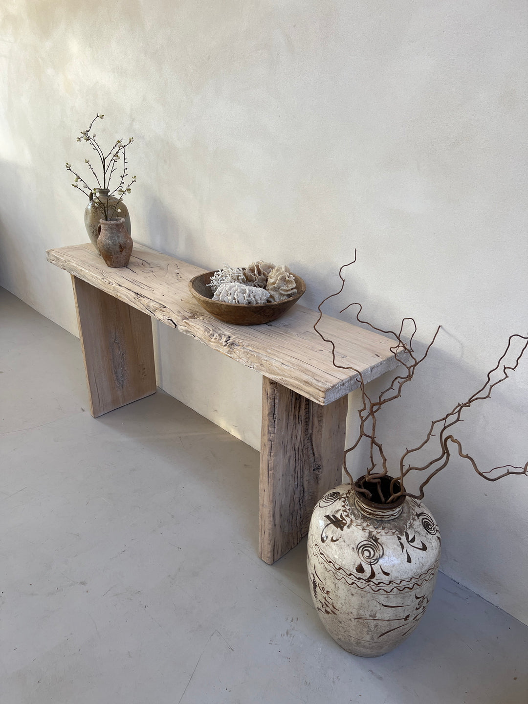 Rustic Whitewashed Console table Cumbria