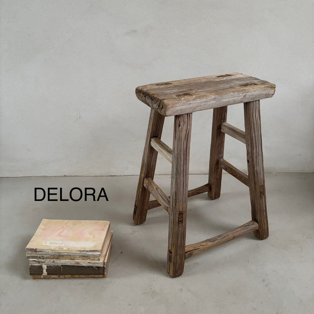 Rustic Wood Antique Stool (select from photo) 
