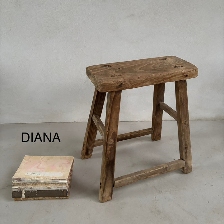 Rustic Wood Antique Stool (select from photo) 