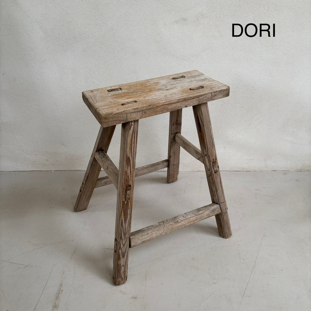 Rustic Wood Antique Stool (select from photo) 