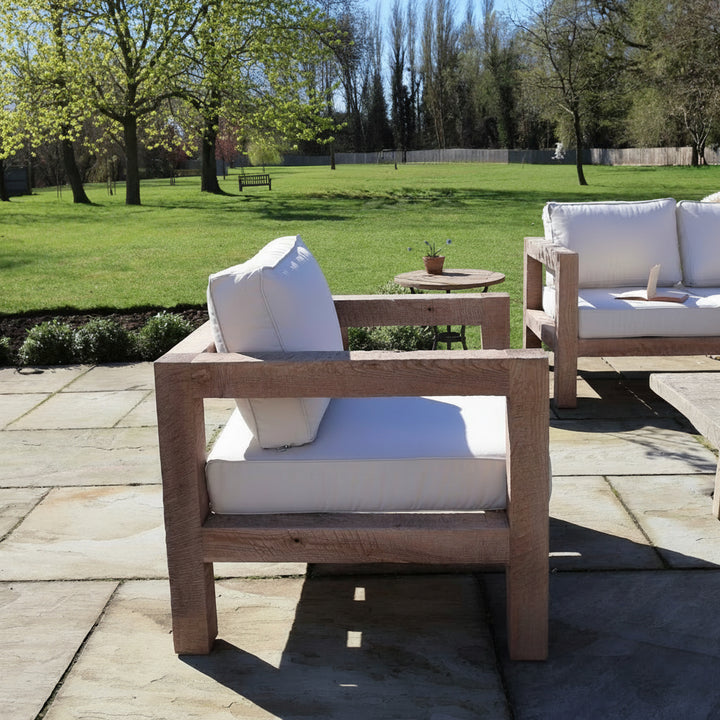 Rustic Wood Outdoor Seating