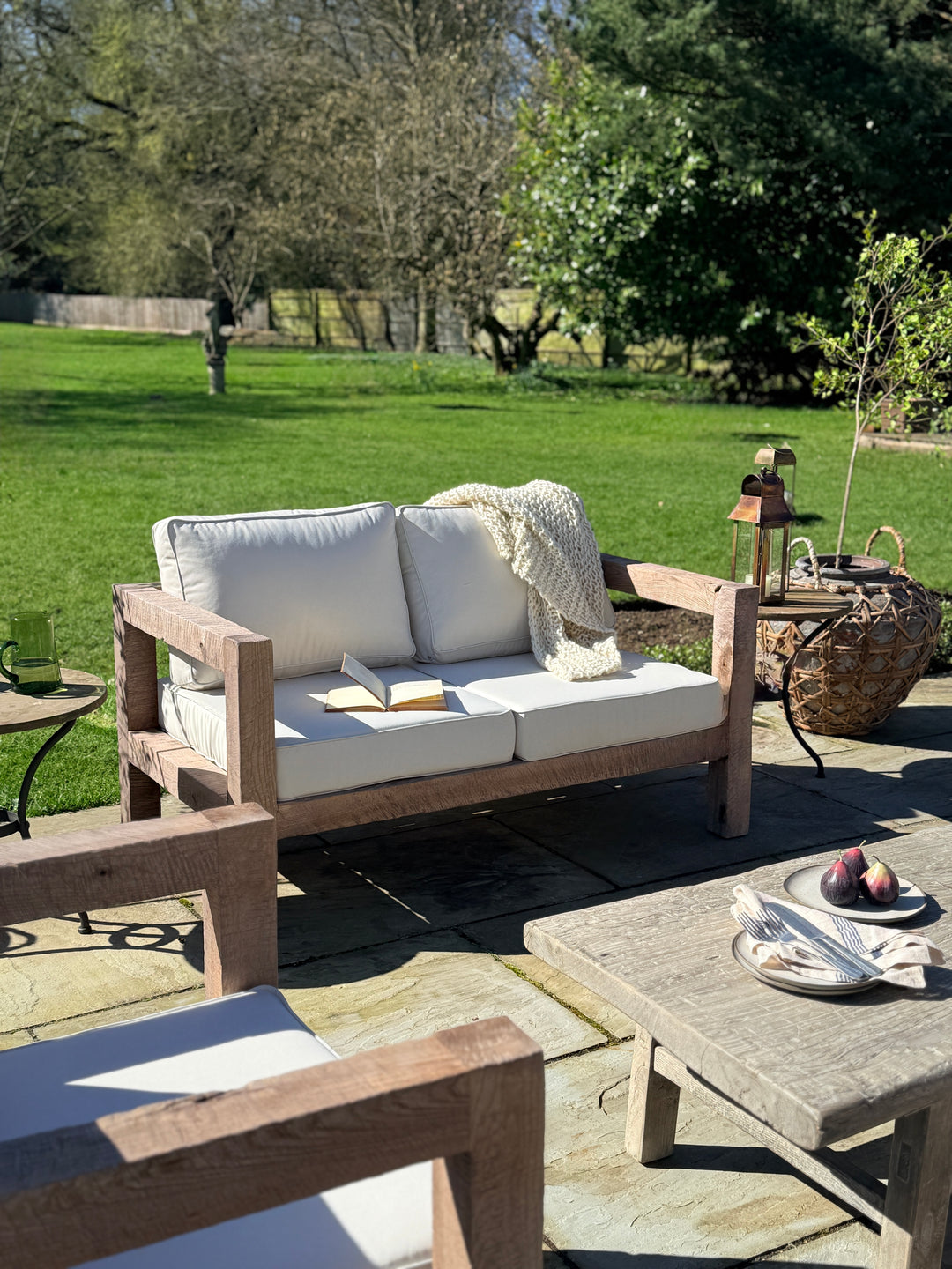 Rustic Wood Outdoor Seating