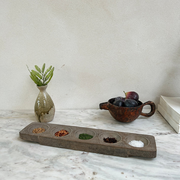 Rustic Wooden Spice Tray | Darma