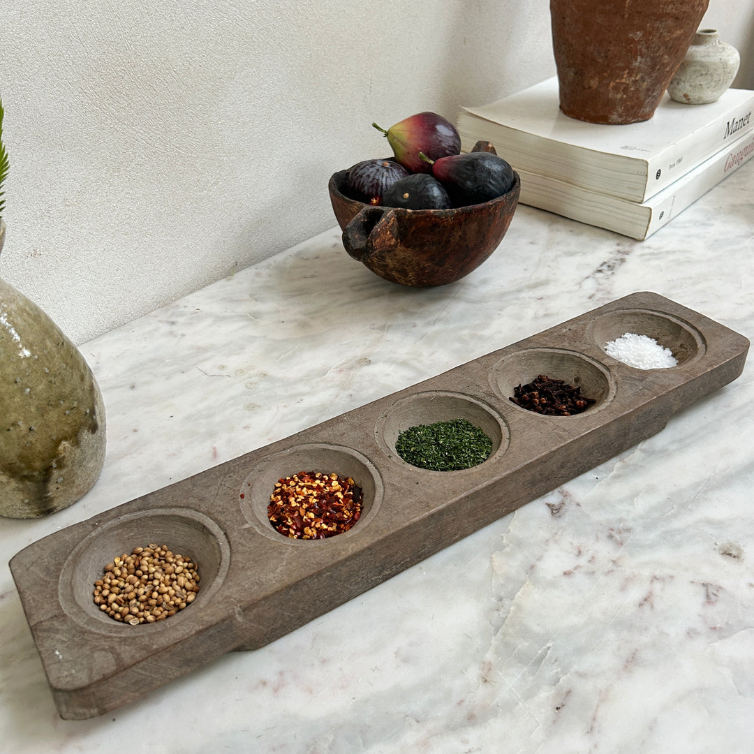 Rustic Wooden Spice Tray | Darma