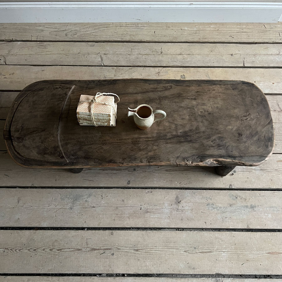 Rustic coffee table Arya surface 