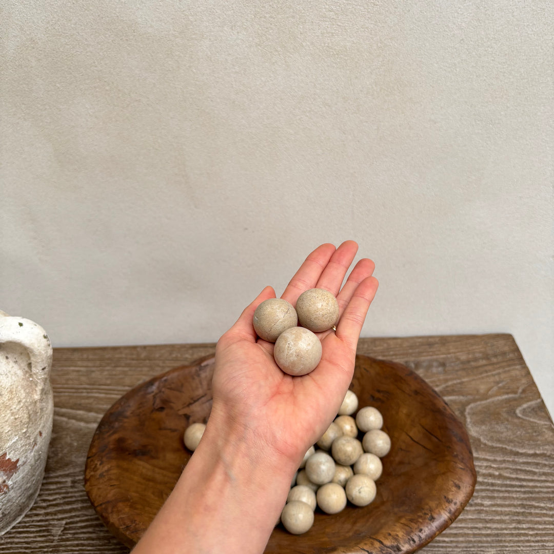 Set of Decorative Marble Balls