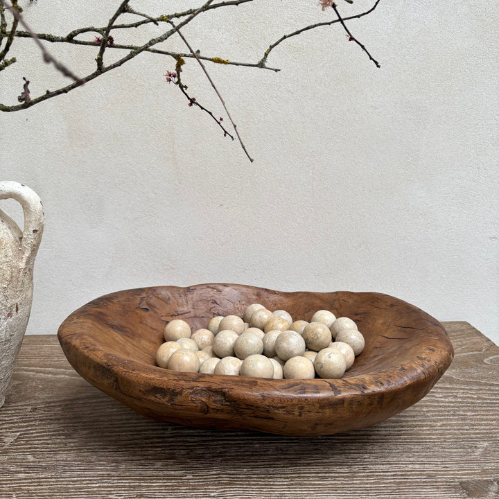 Set of Decorative Marble Balls