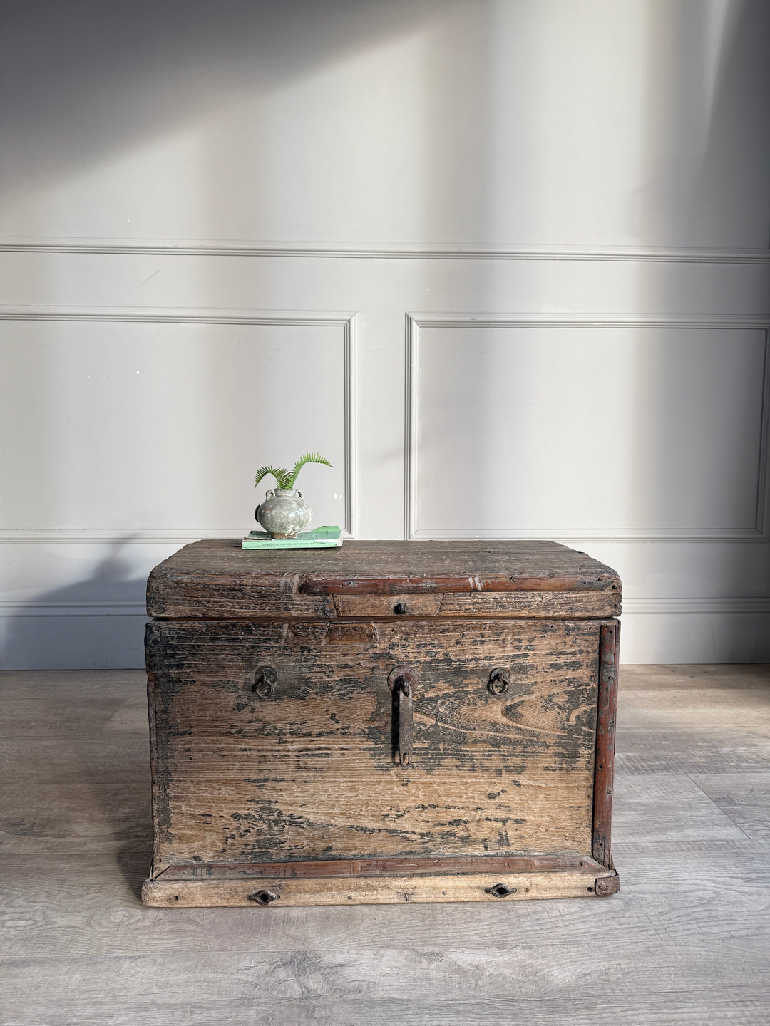 Small Antique Blanket Box | Kanji