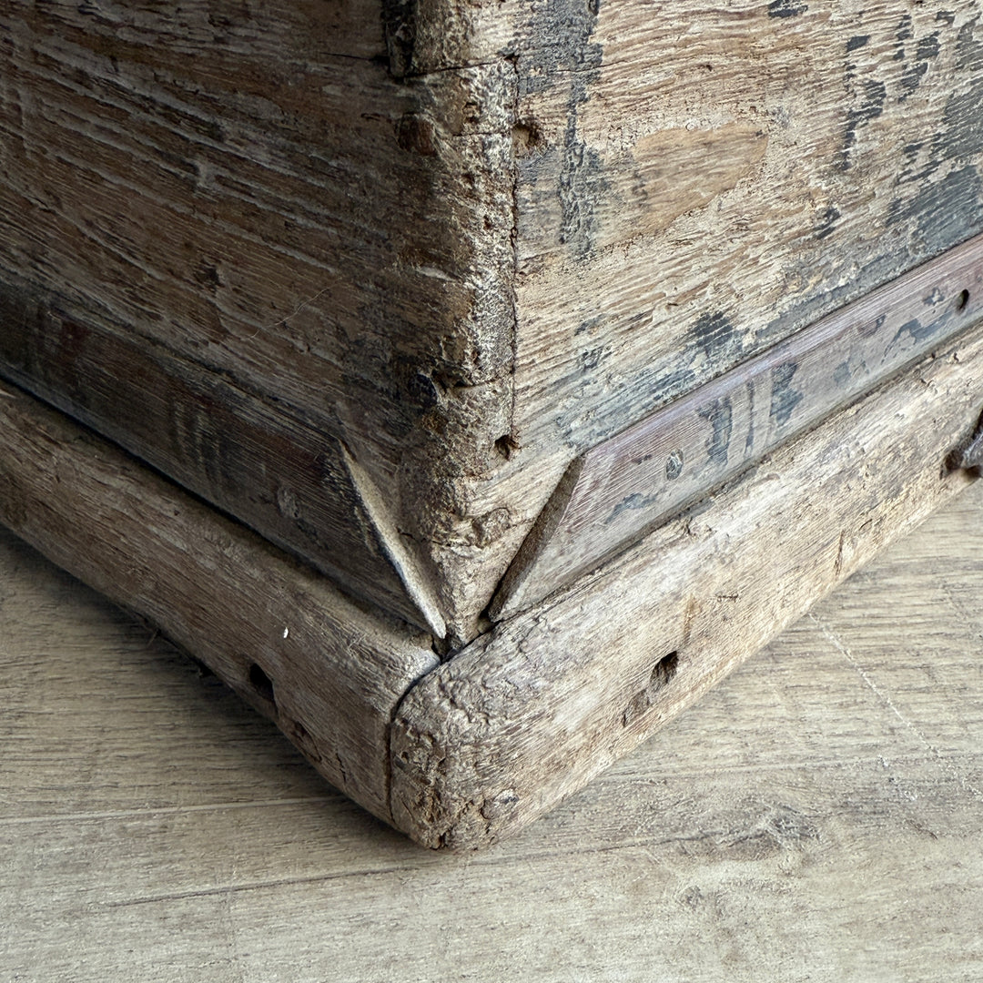 Small Antique Blanket Box | Kanji