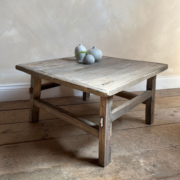 Small Antique Coffee Table Porthminster angled view of legs