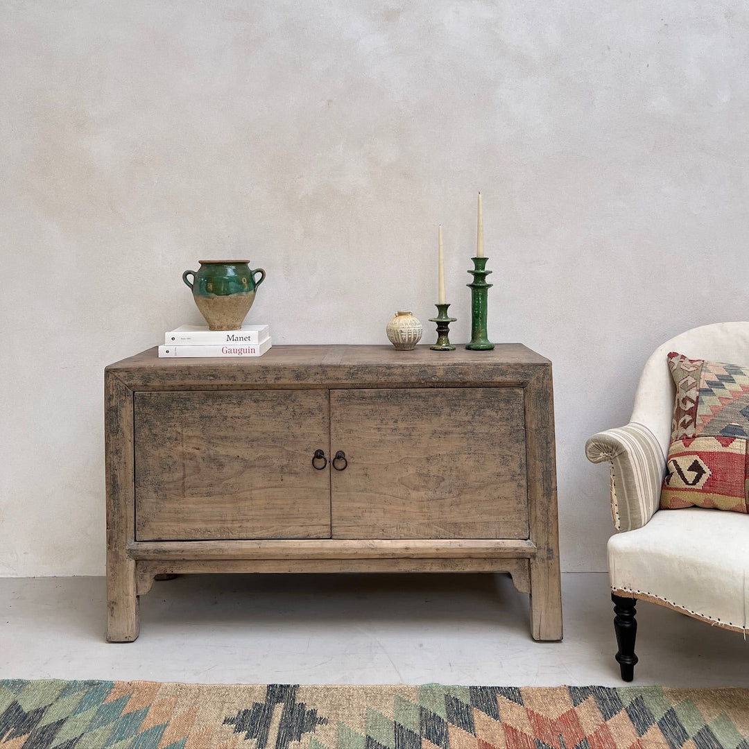 Small Antique Elm Cupboard | Gwynne