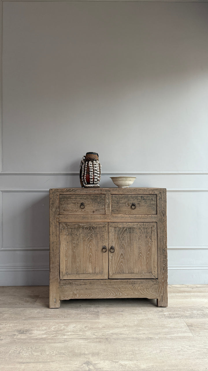Small Antique Elm Cupboard | Marley