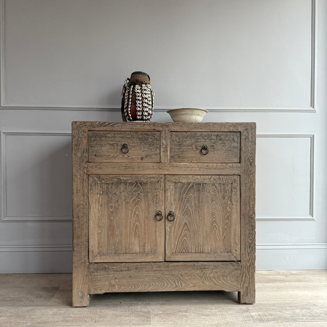 Small Antique Elm Cupboard | Marley