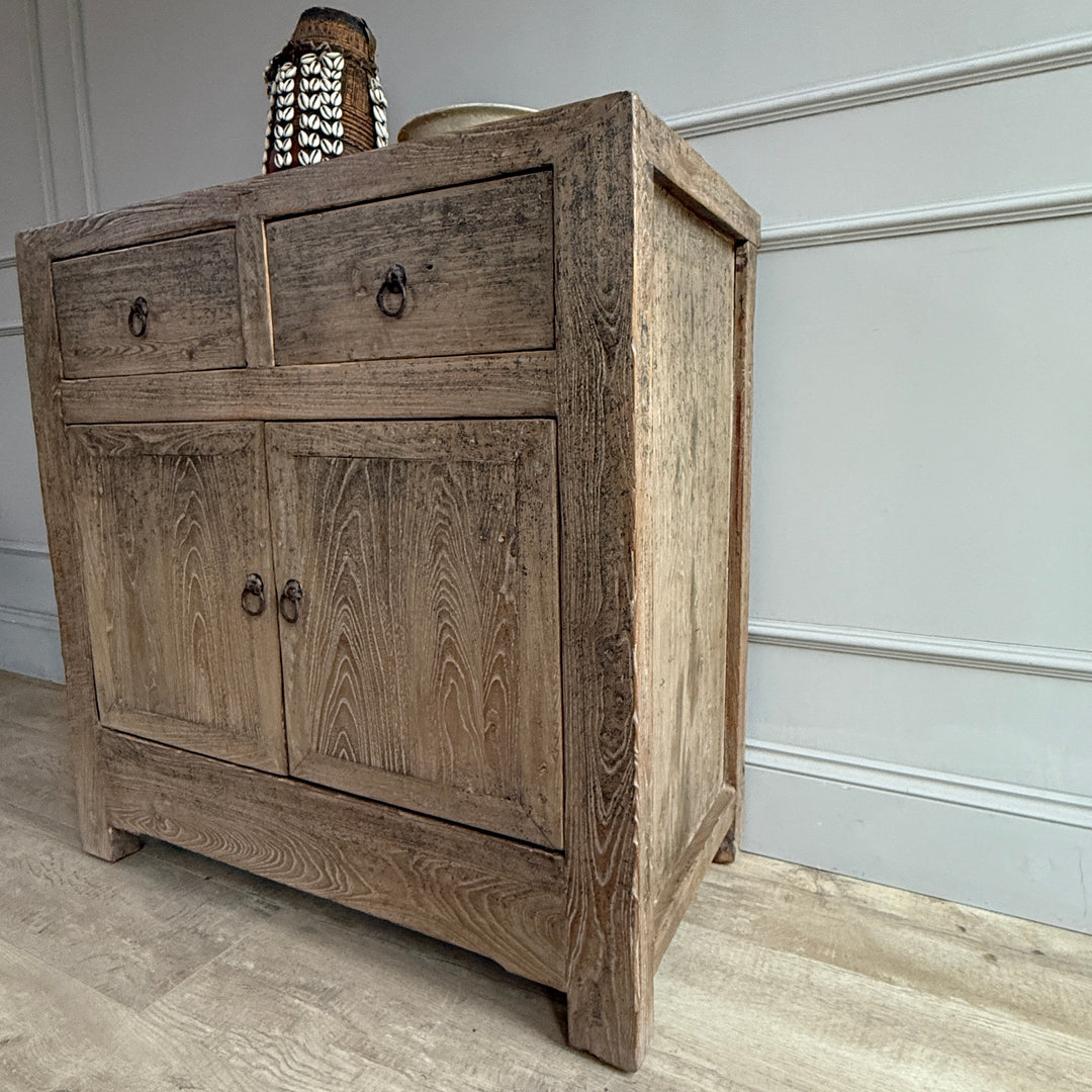 Small Antique Elm Cupboard | Marley