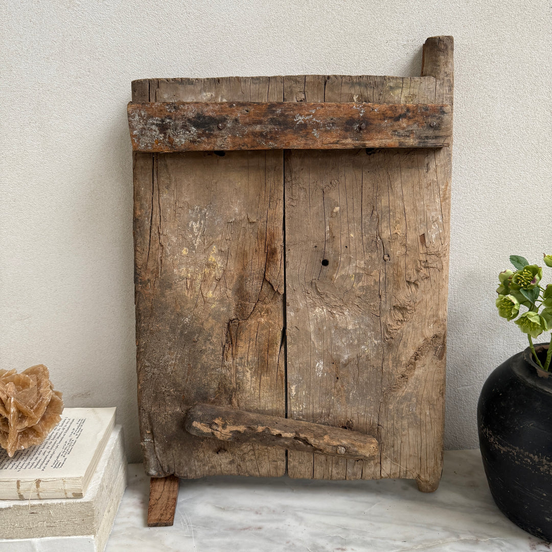 Small Antique Moroccan Door Artwork No:5