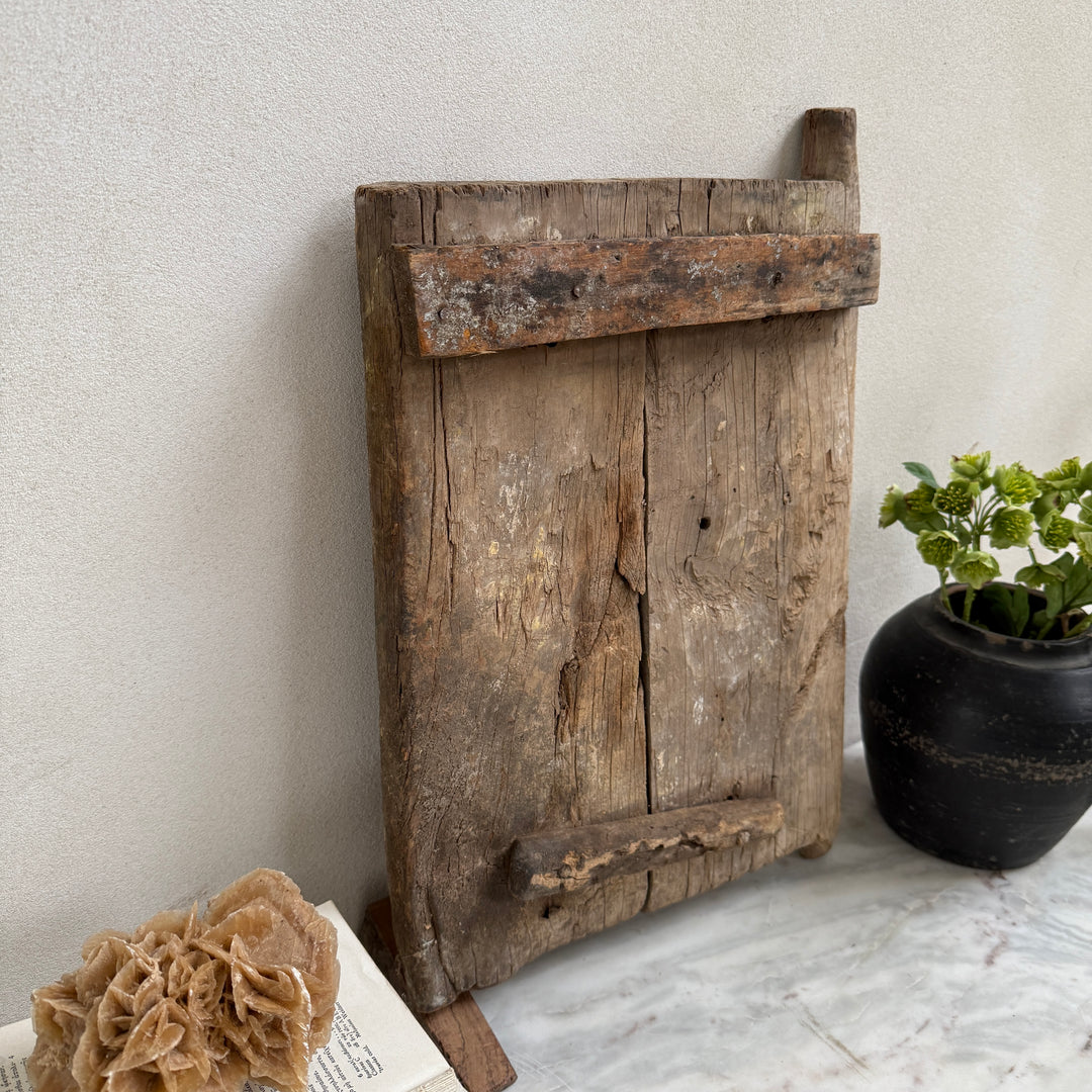 Small Antique Moroccan Door Artwork No:5