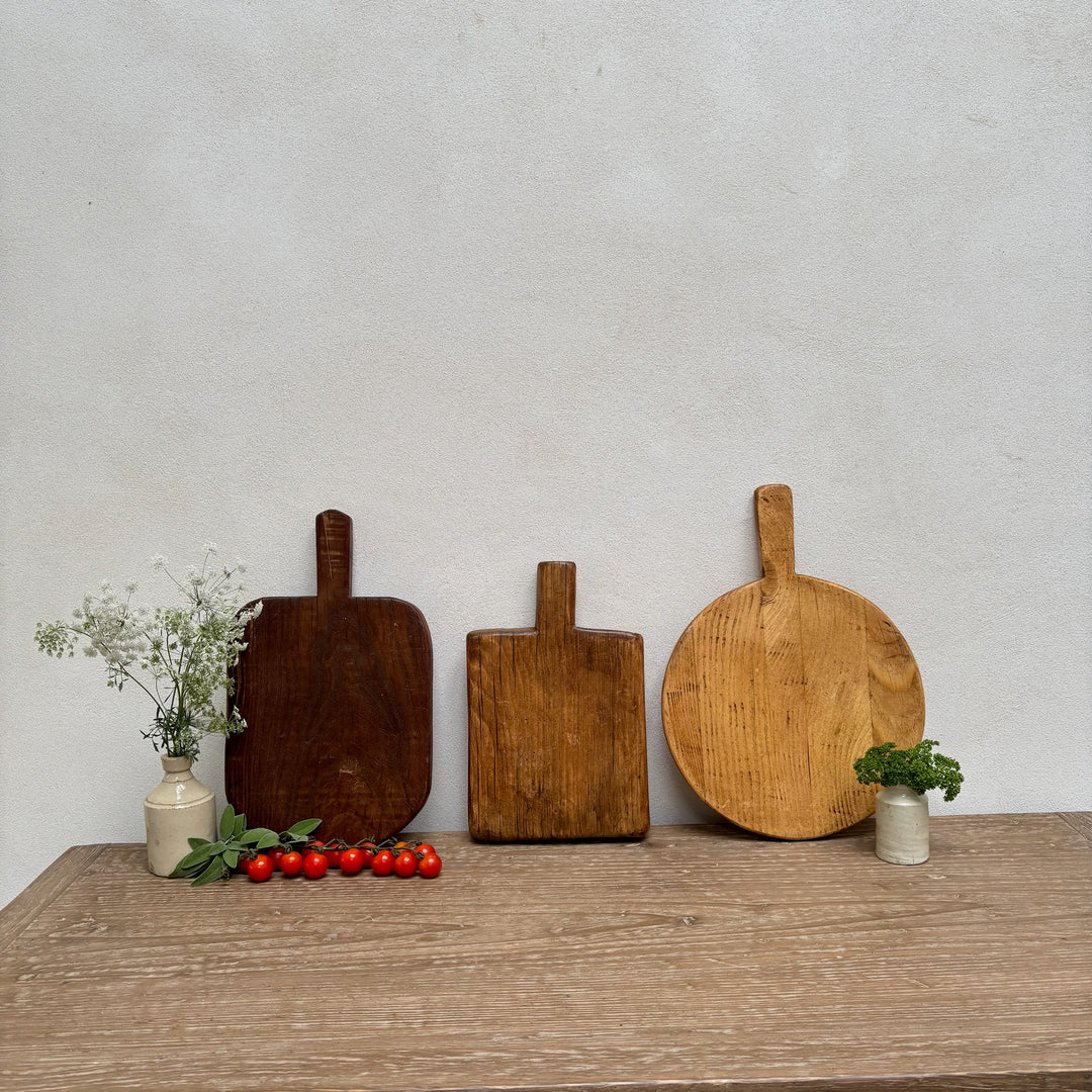 Small Antique Rustic Breadboard (Select from photo)