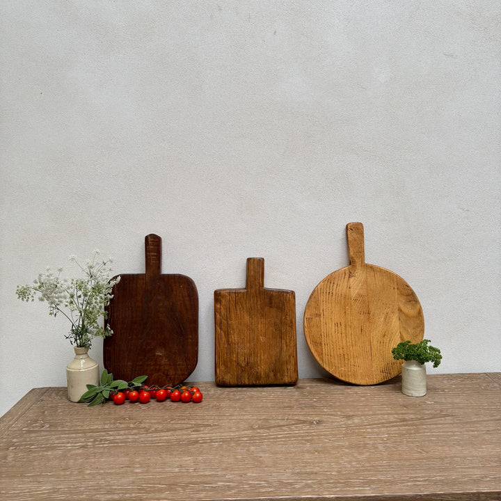 Small Antique Rustic Breadboard (Select from photo)