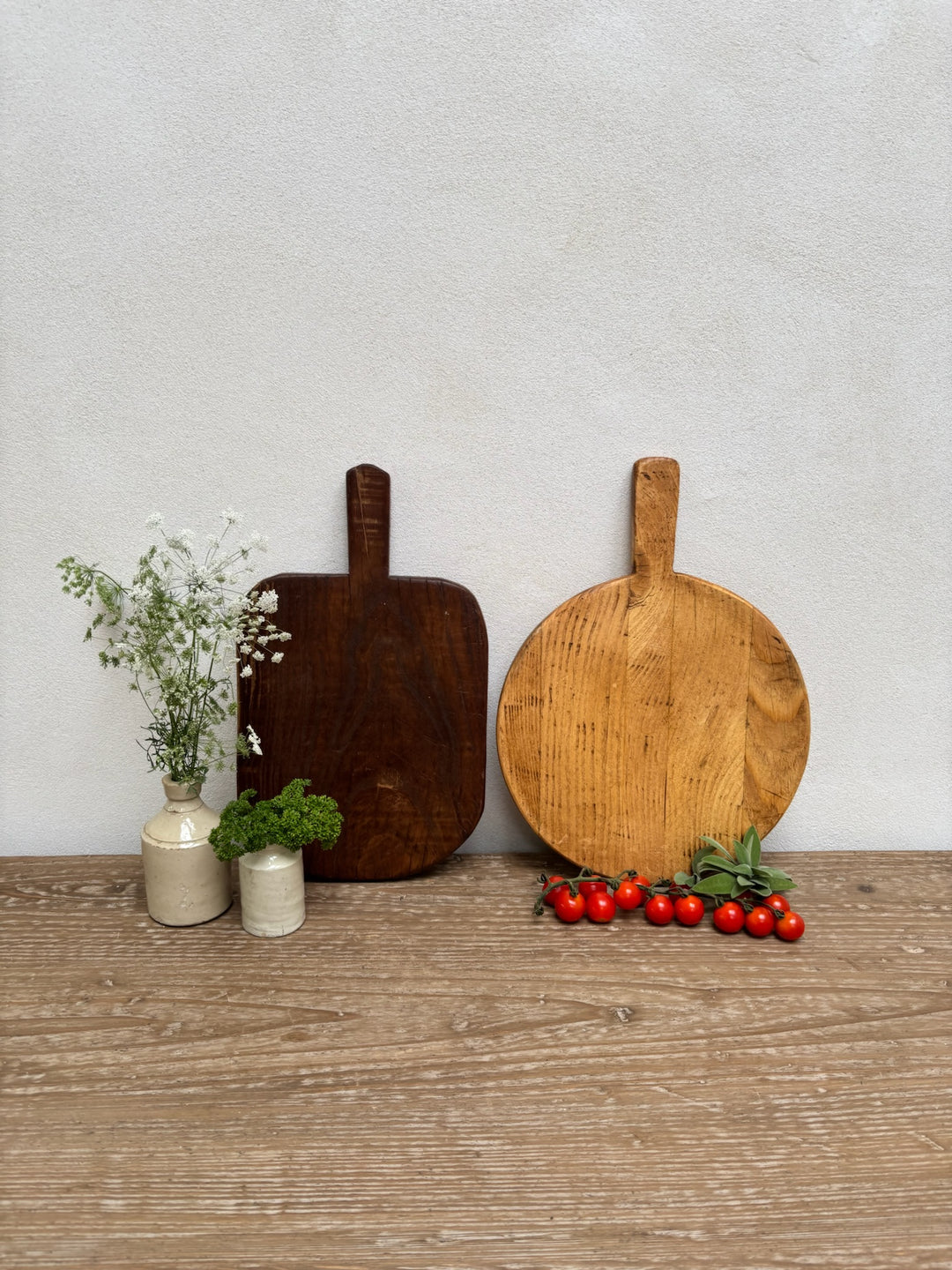 Small Antique Rustic Breadboard (Select from photo)