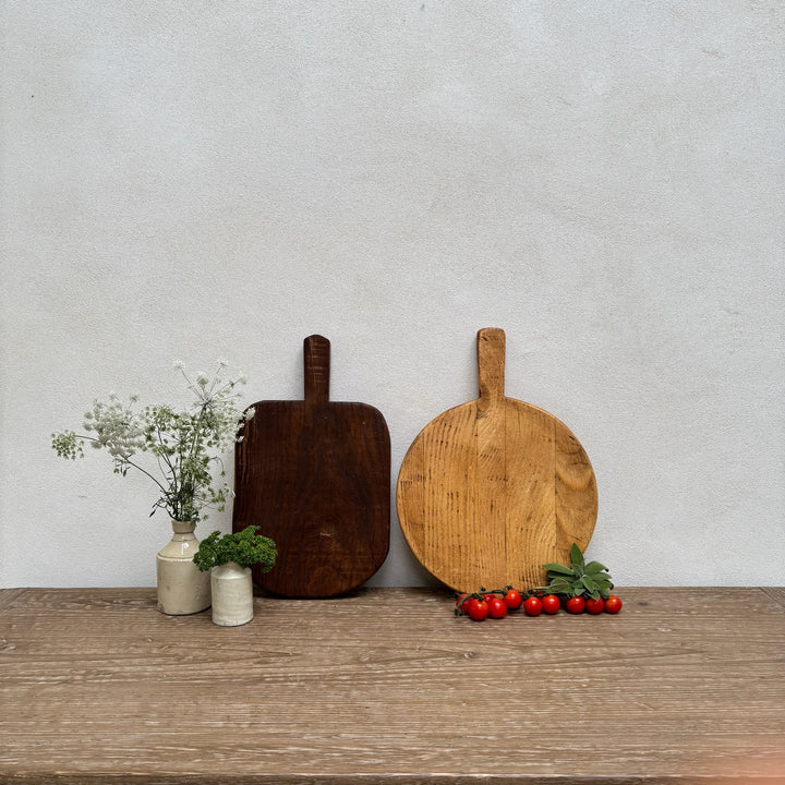Small Antique Rustic Breadboard (Select from photo)