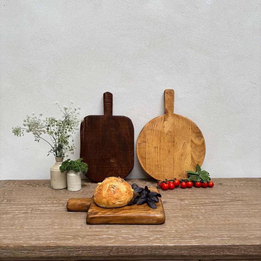 Small Antique Rustic Breadboard (Select from photo)