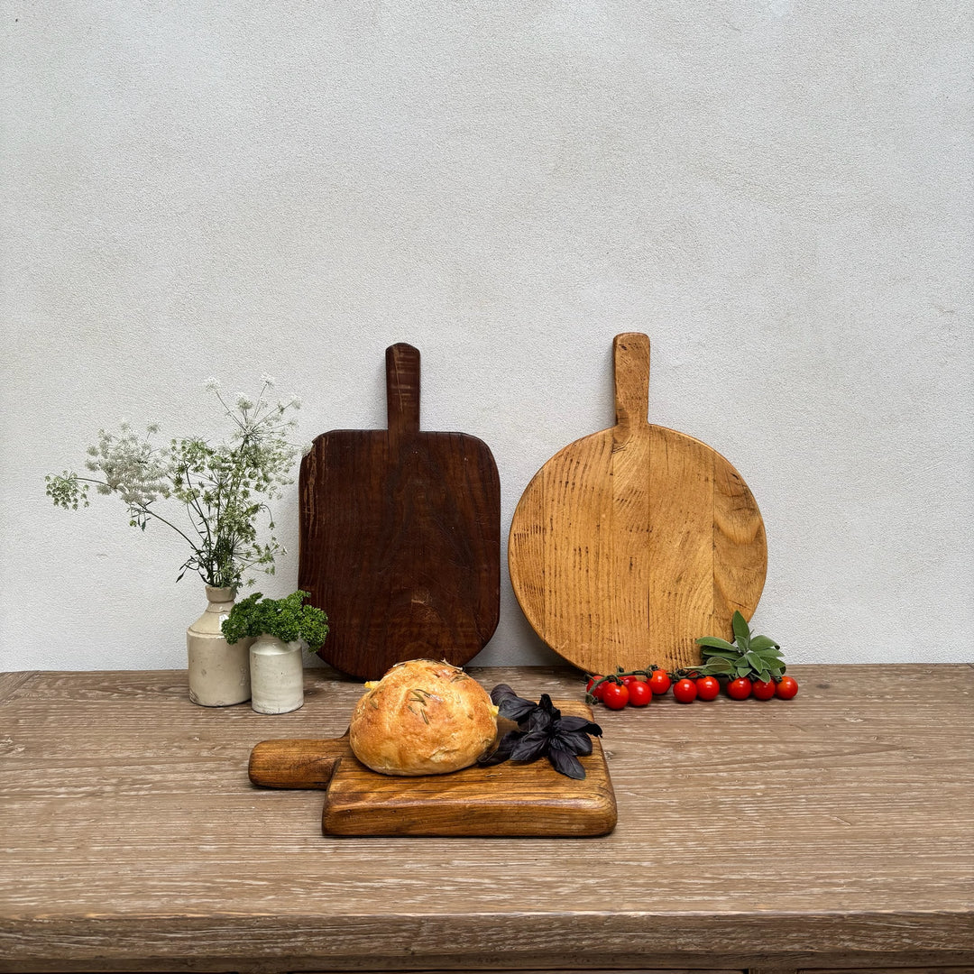 Small Antique Rustic Breadboard (Select from photo)
