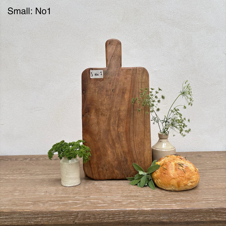 Small Antique Rustic Breadboard (Select from photo)