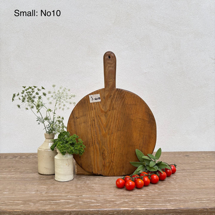 Small Antique Rustic Breadboard (Select from photo)
