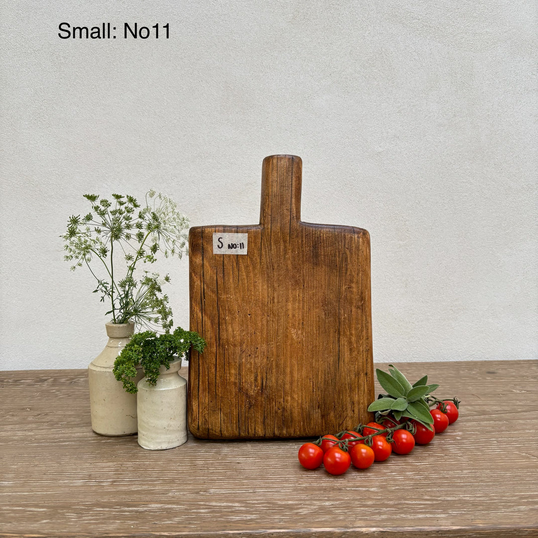Small Antique Rustic Breadboard (Select from photo)