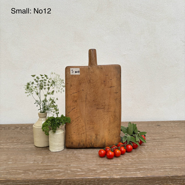 Small Antique Rustic Breadboard (Select from photo)