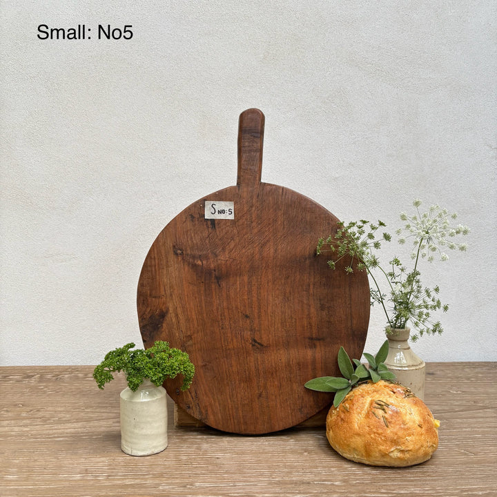 Small Antique Rustic Breadboard (Select from photo)