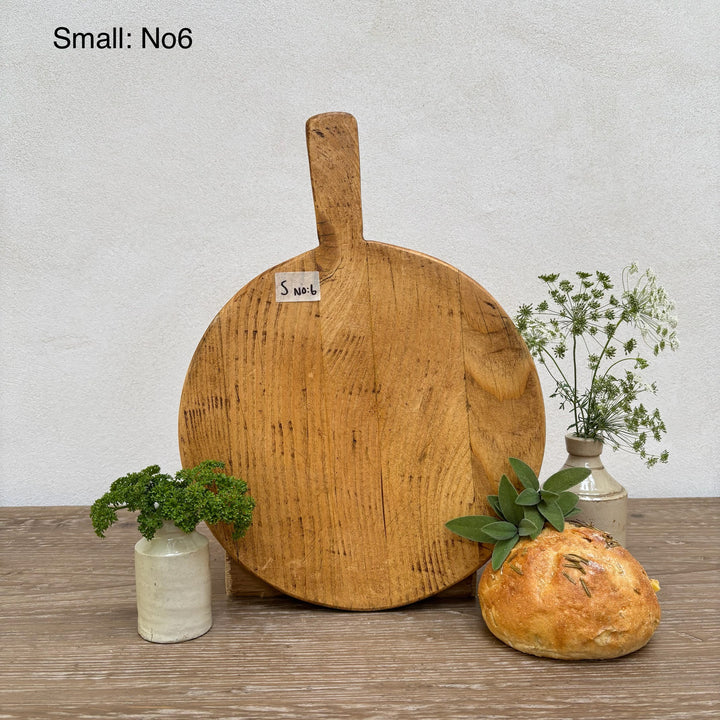 Small Antique Rustic Breadboard (Select from photo)