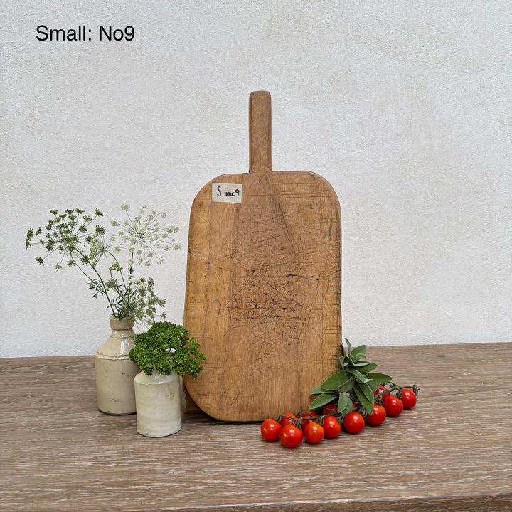 Small Antique Rustic Breadboard (Select from photo)
