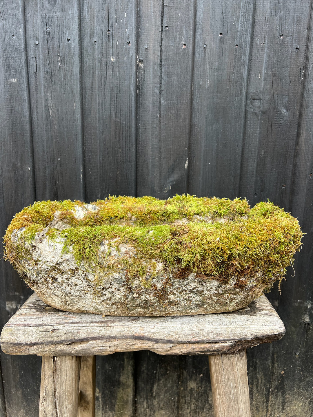 Small Antique stone Planter 2