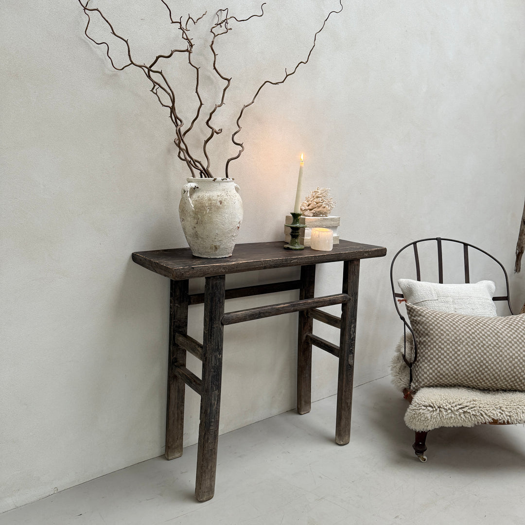 Small Black Antique Console Table | Bowbrook
