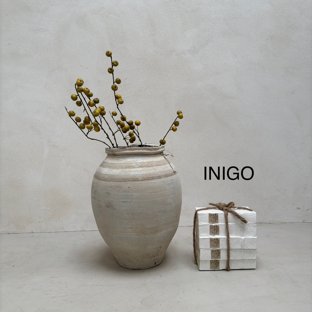 Small White Antique Urns