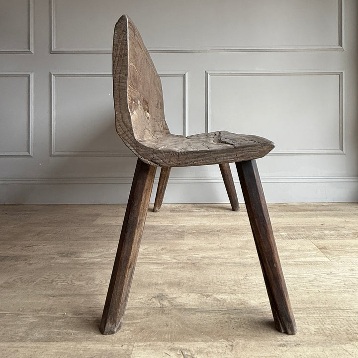 Small vintage hand carved bench | Arnold