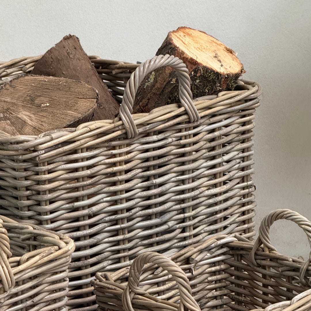 Square Log Baskets