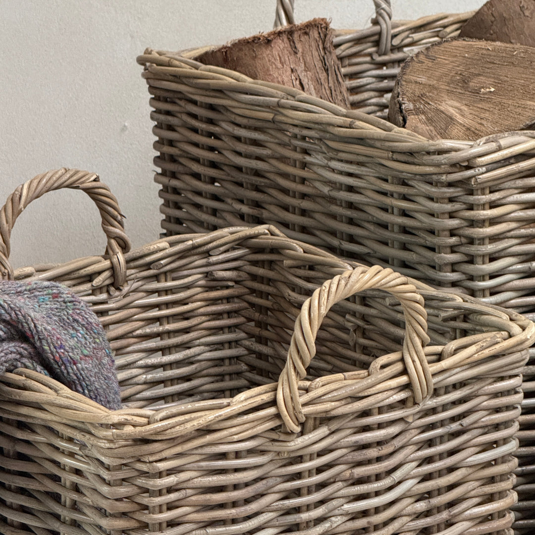 Square Log Baskets
