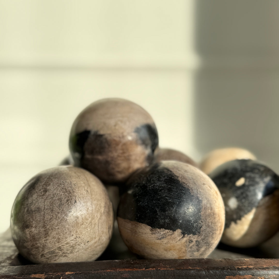 Stone Ball Petrified Wood | 8cm