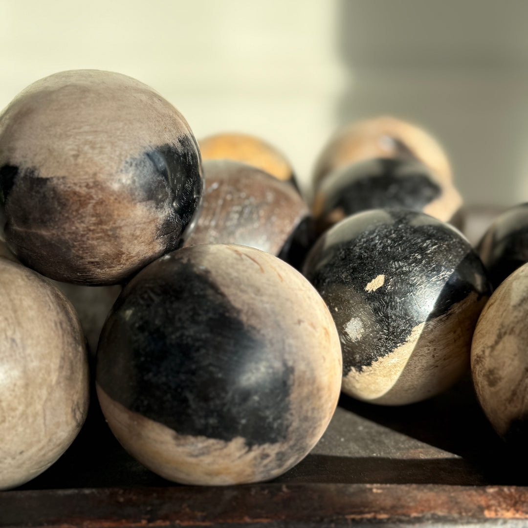 Stone Ball Petrified Wood | 8cm