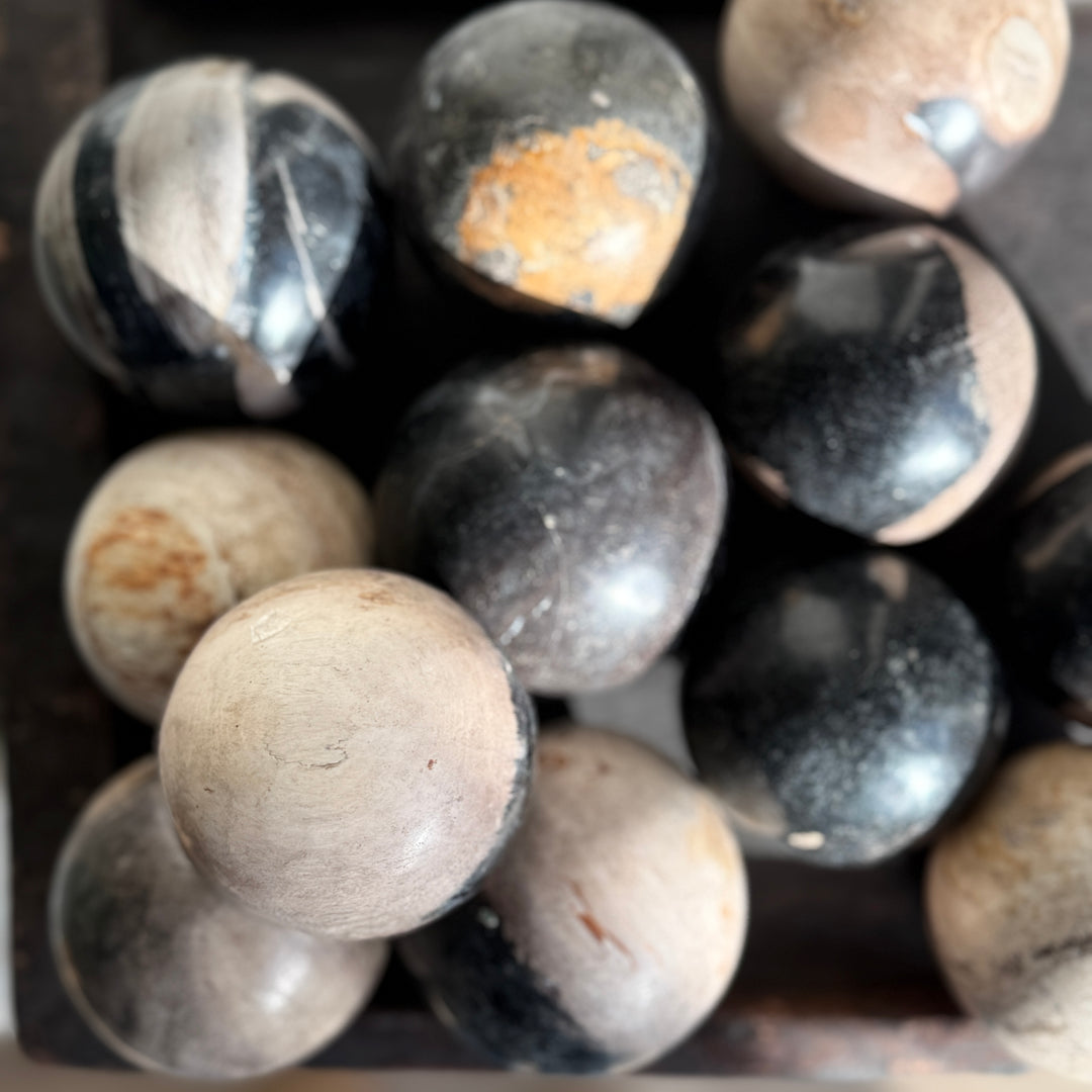Stone Ball Petrified Wood | 8cm
